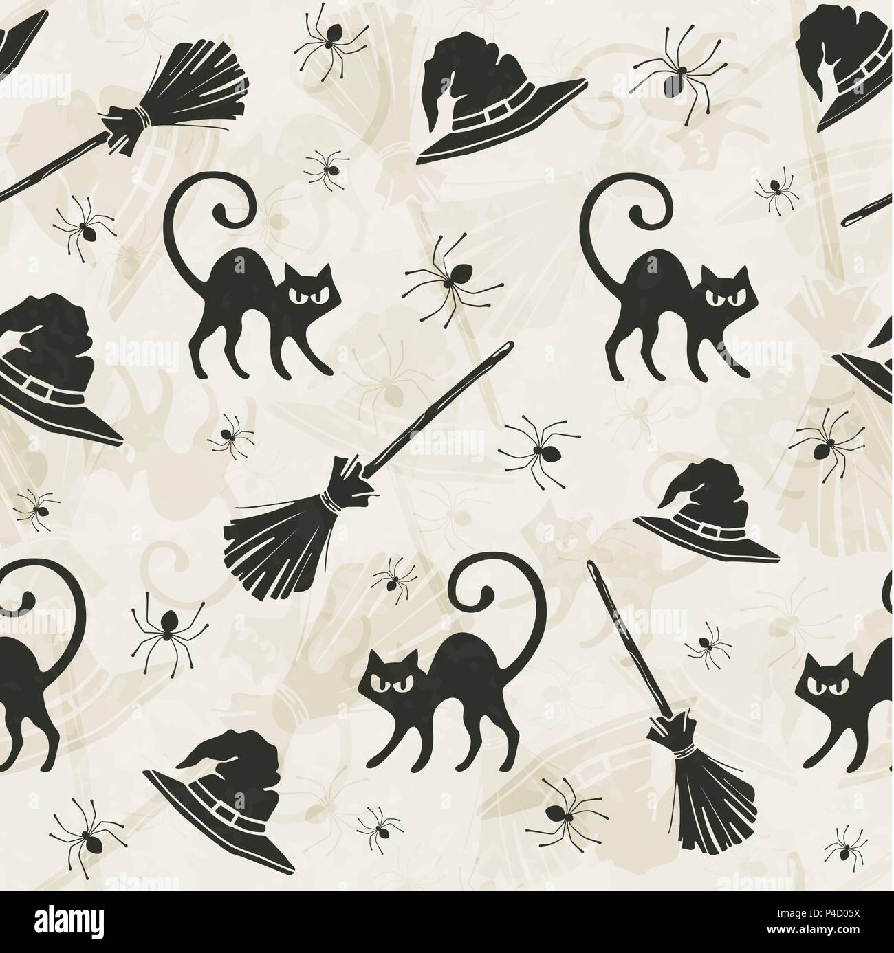 Halloween vector Pattern Stock Vektor