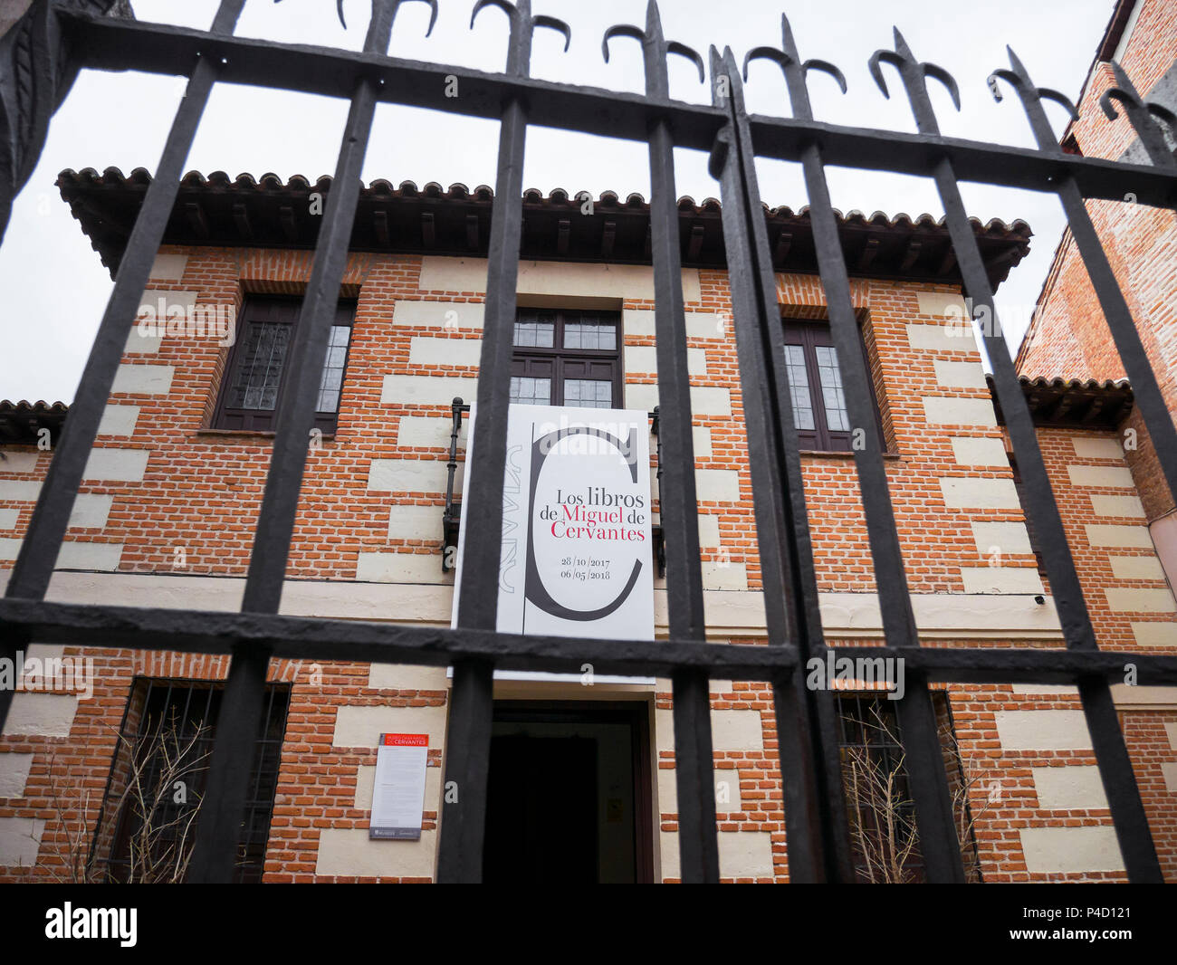 Museo Casa Natal de Cervantes. Alcalá de Henares. Madrid. España. Stockfoto