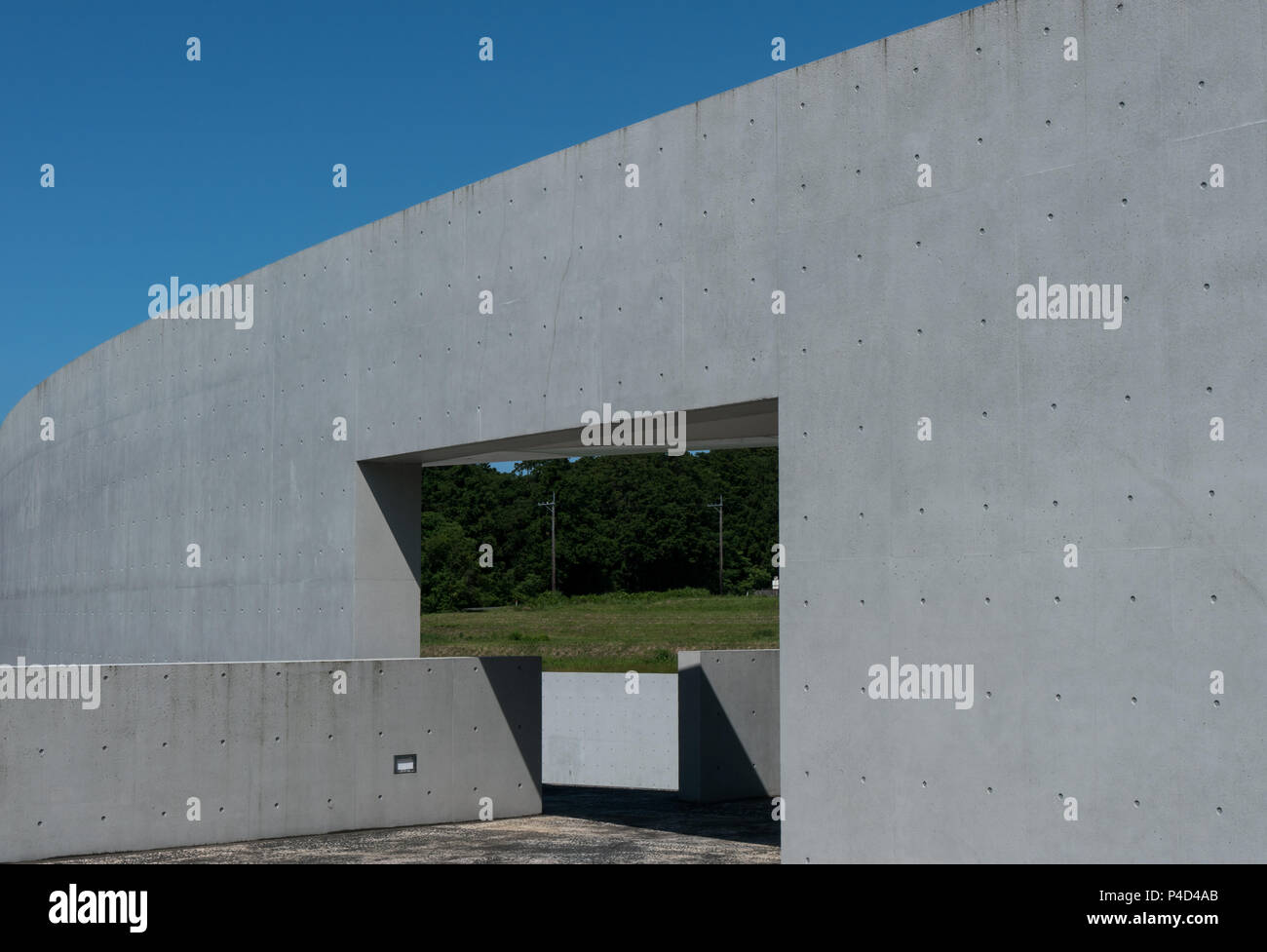 Shoji Ueda Museum für Fotografie, entworfen von dem japanischen Architekten Shin Takamatsu. Stockfoto