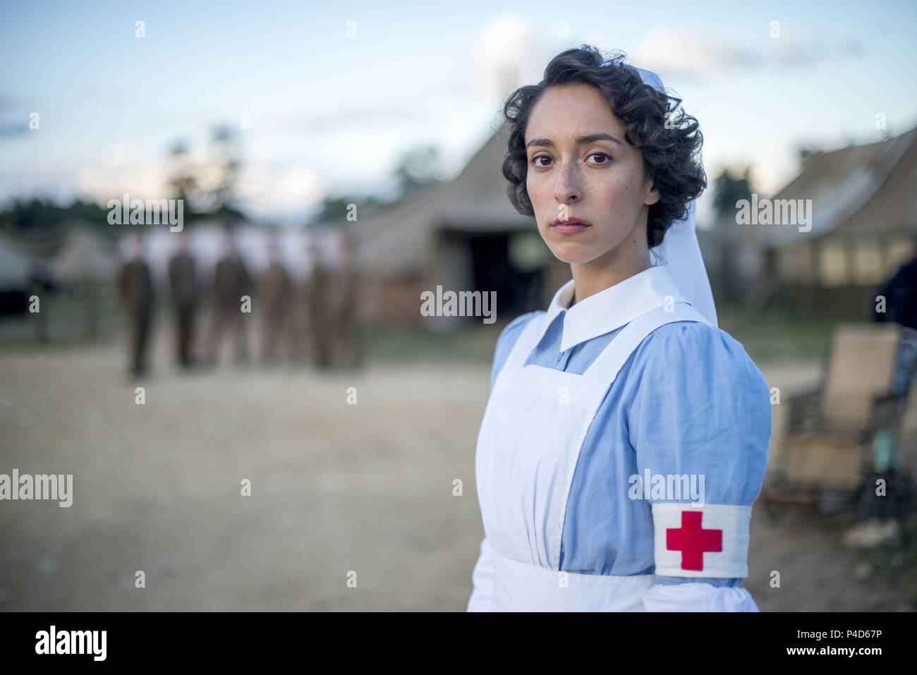 Original Film Titel: CRIMSON FELD. Englischer Titel: The CRIMSON FELD. Jahr: 2014. Stars: OONA CHAPLIN. Quelle: BBC/Album Stockfoto