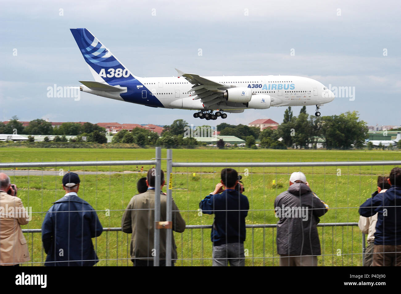 PARIS/LE BOURGET 18/06/2009 PRÄSENTATION DE L'A380 AU SALON DU BOURGET Stockfoto