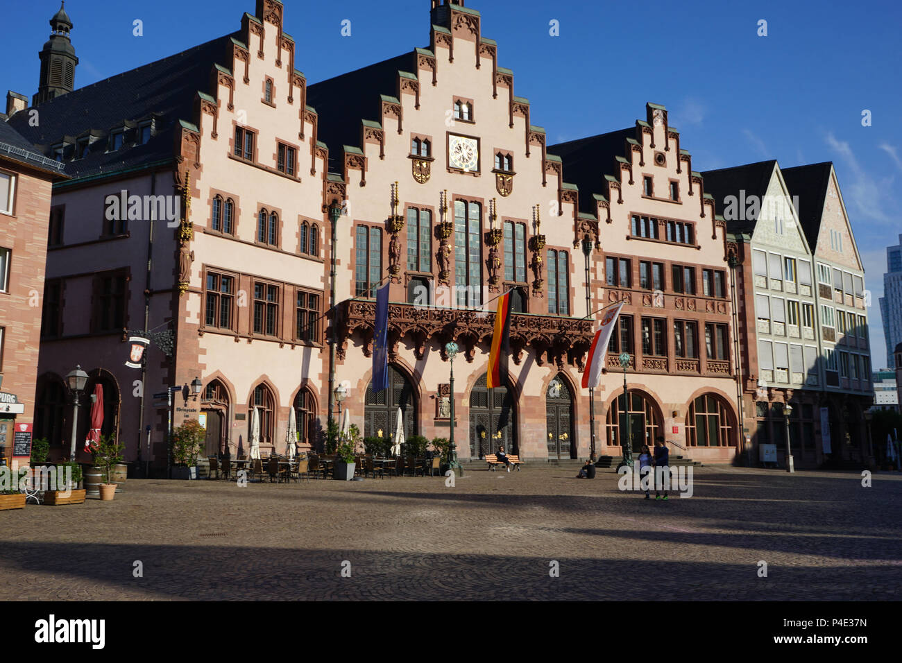 Rathaus, Römer, Römerberg, Altstadt, Altstadt, Frankfurt am Main, Deutschland Stockfoto