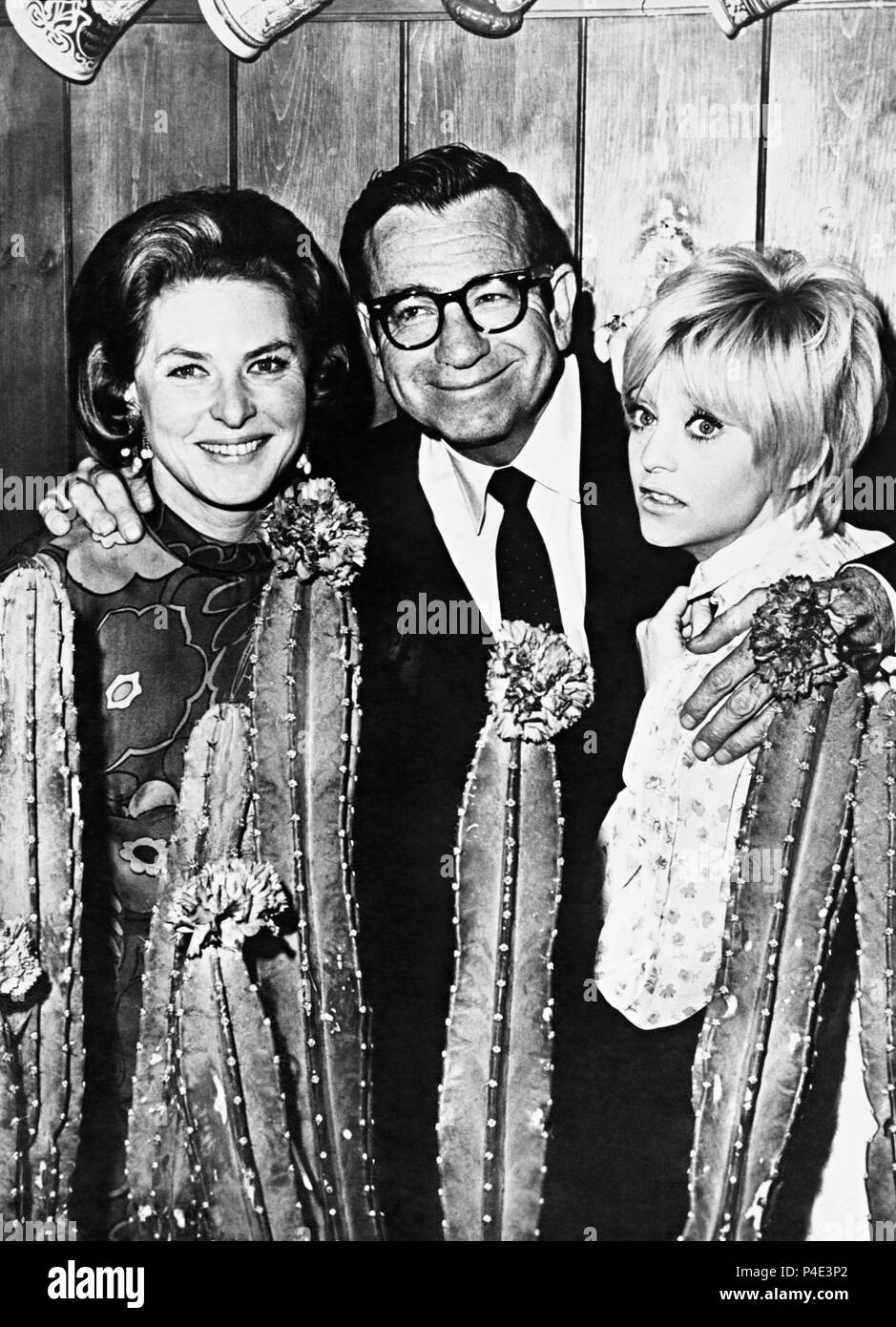 Original Film Titel: KAKTUSBLTE. Englischer Titel: KAKTUSBLTE. Regisseur:  GENE SAKS. Jahr: 1969. Stars: Walter Matthau; Ingrid Bergman; Goldie Hawn.  Quelle: Columbia Pictures/Album Stockfotografie - Alamy