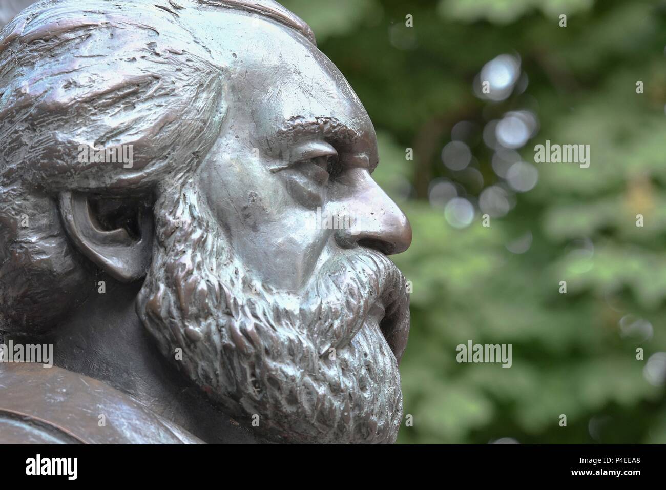 Karl Marx Memorial, Berlin, Mai 25, 2018 | Verwendung weltweit Stockfoto