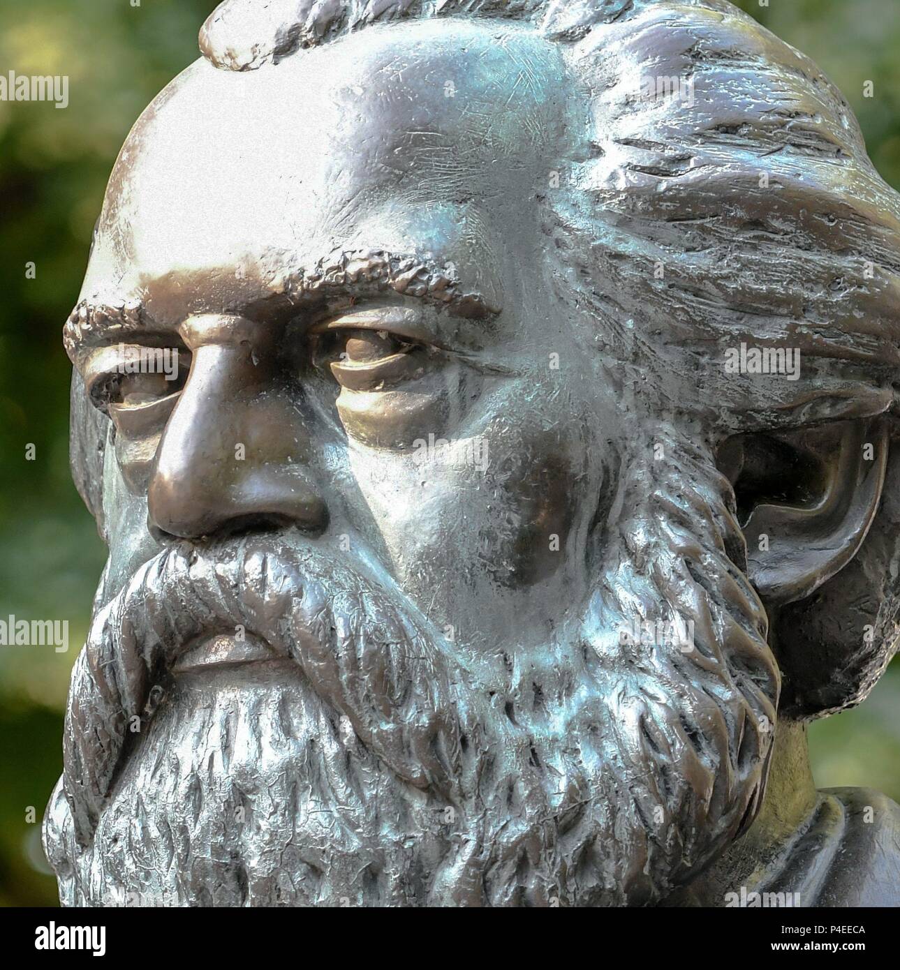 Karl Marx Memorial, Berlin, Mai 25, 2018 | Verwendung weltweit Stockfoto