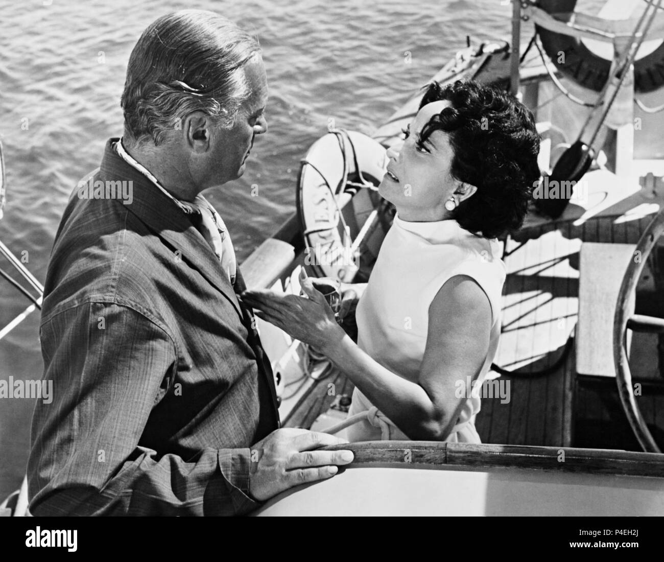 Original Film Titel: der Liebe und Sehnsucht. Englischer Titel: der Liebe und Sehnsucht. Regisseur: RICHARD RUSH. Jahr: 1963. Stars: Curd Jürgens; Merle Oberon. Credit: NEUE WELT FILM CORPORATION/Album Stockfoto