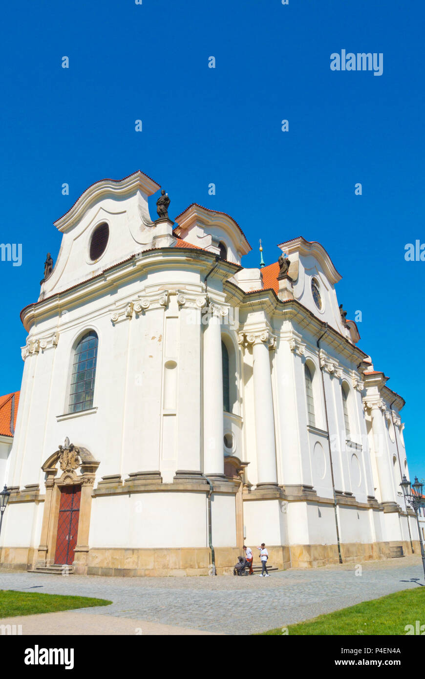 Svata Marketa, klaster, Brevnovsky Kloster Brevnov, Brevnov, Prag, Tschechische Republik Stockfoto