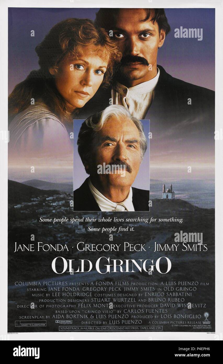 Original Film Titel: OLD GRINGO. Englischer Titel: OLD GRINGO. Regisseur: LUIS PUENZO. Jahr: 1989. Quelle: Columbia Pictures/Album Stockfoto