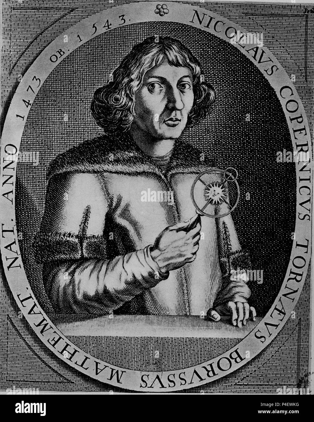 NICOLAS COPERNICO (1473-1543). Stockfoto