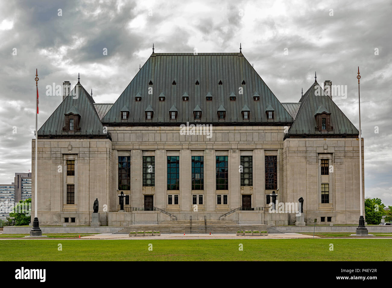 Der oberste Gerichtshof von Kanada in Ottawa, Ontario, Kanada. Stockfoto