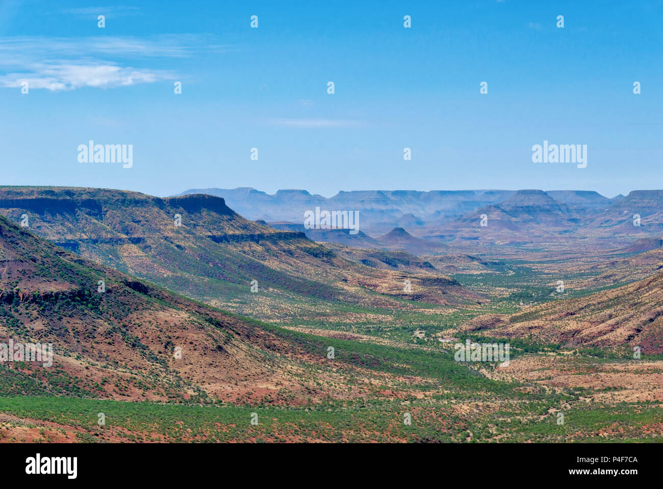 Grootberg Canyon im Norden Namibias im Januar 2018 getroffen Stockfoto