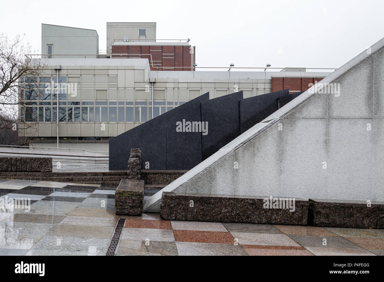 Berlin, Deutschland, Piazzetta am Kulturforum in Berlin-Tiergarten Stockfoto
