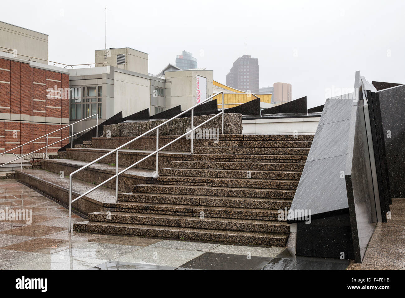 Berlin, Deutschland, Piazzetta am Kulturforum in Berlin-Tiergarten Stockfoto