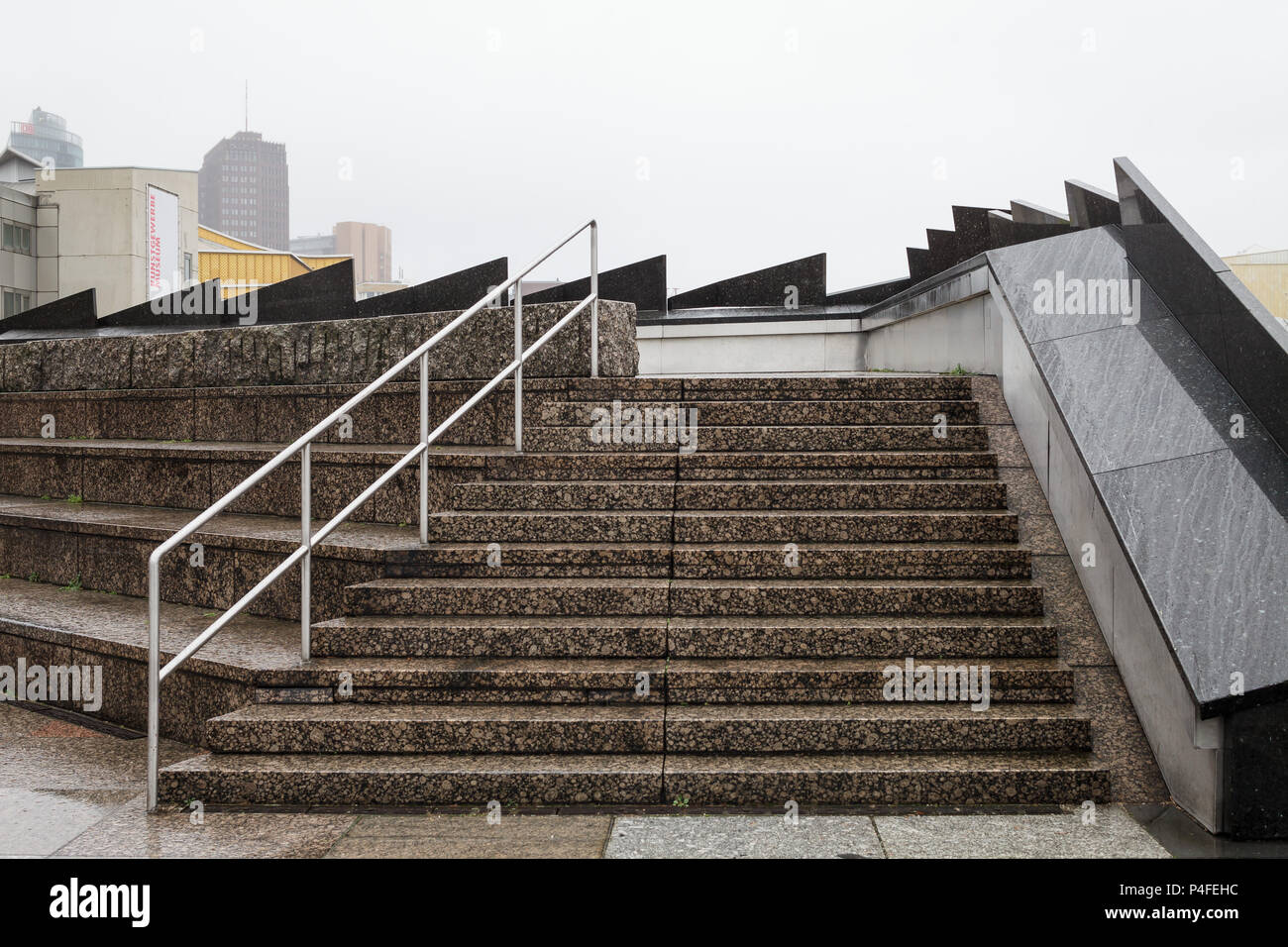 Berlin, Deutschland, Piazzetta am Kulturforum in Berlin-Tiergarten Stockfoto