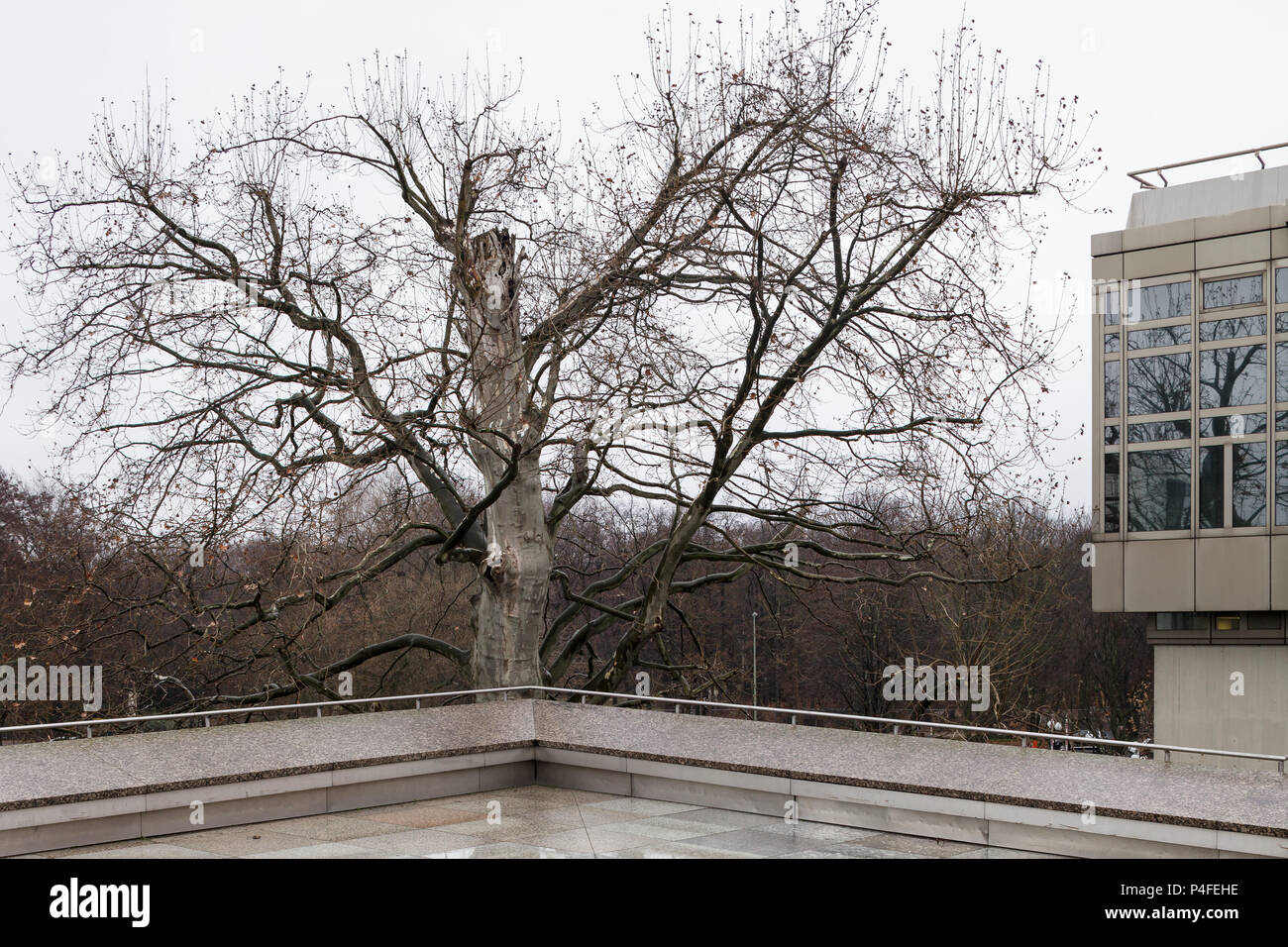 Berlin, Deutschland, Piazzetta am Kulturforum in Berlin-Tiergarten Stockfoto