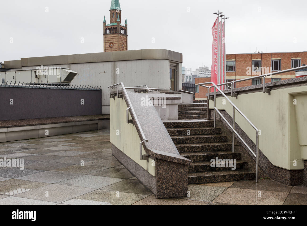 Berlin, Deutschland, Piazzetta am Kulturforum in Berlin-Tiergarten Stockfoto
