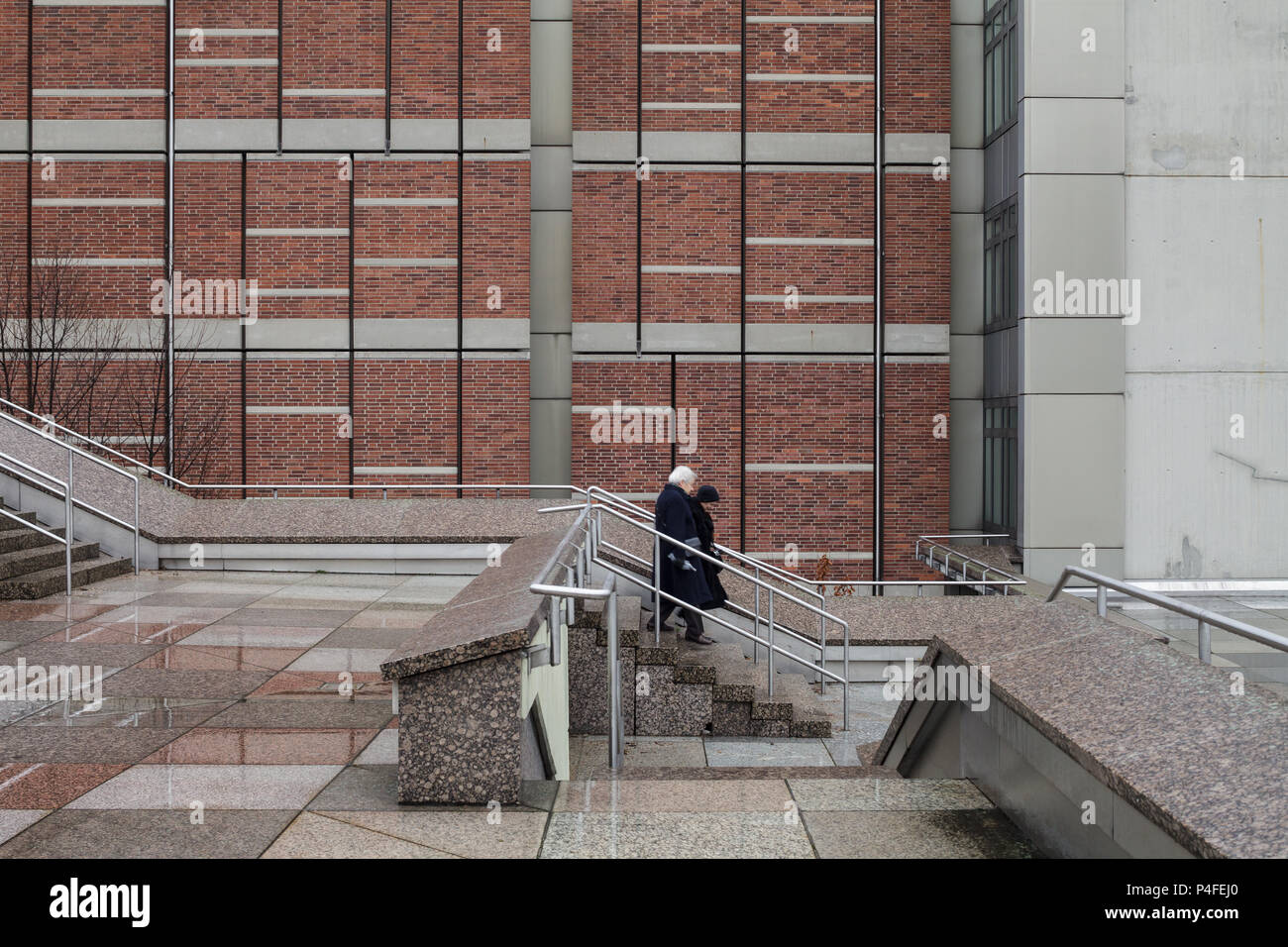 Berlin, Deutschland, Piazzetta am Kulturforum in Berlin-Tiergarten Stockfoto