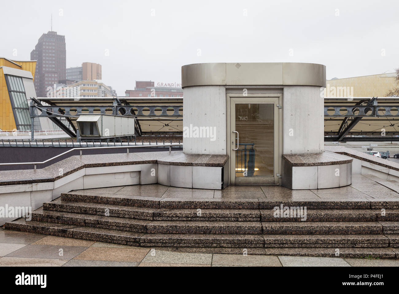 Berlin, Deutschland, Piazzetta am Kulturforum in Berlin-Tiergarten Stockfoto