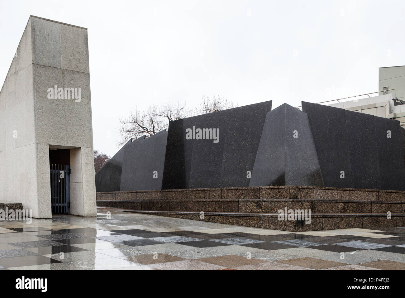 Berlin, Deutschland, Piazzetta am Kulturforum in Berlin-Tiergarten Stockfoto