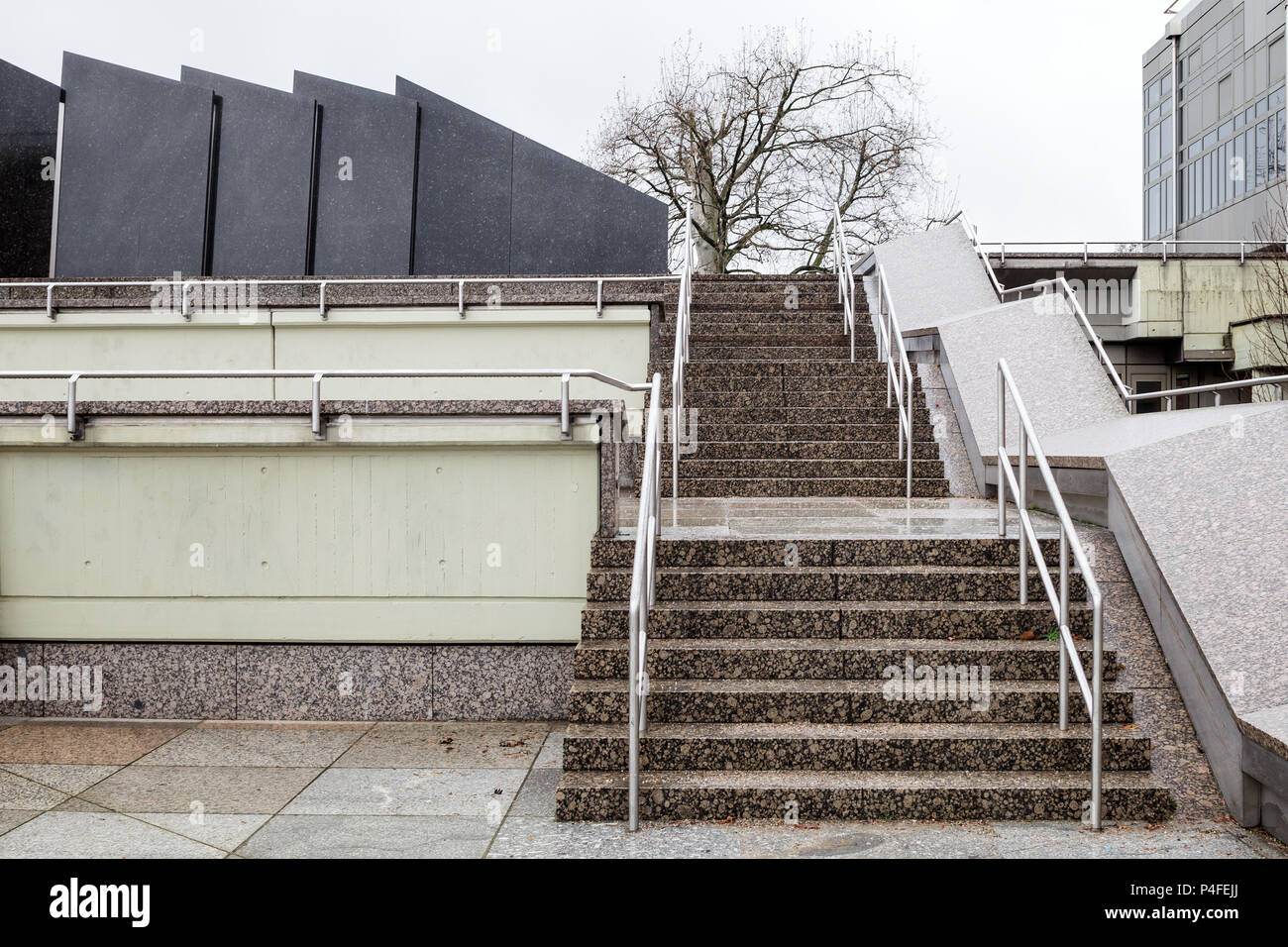 Berlin, Deutschland, Piazzetta am Kulturforum in Berlin-Tiergarten Stockfoto