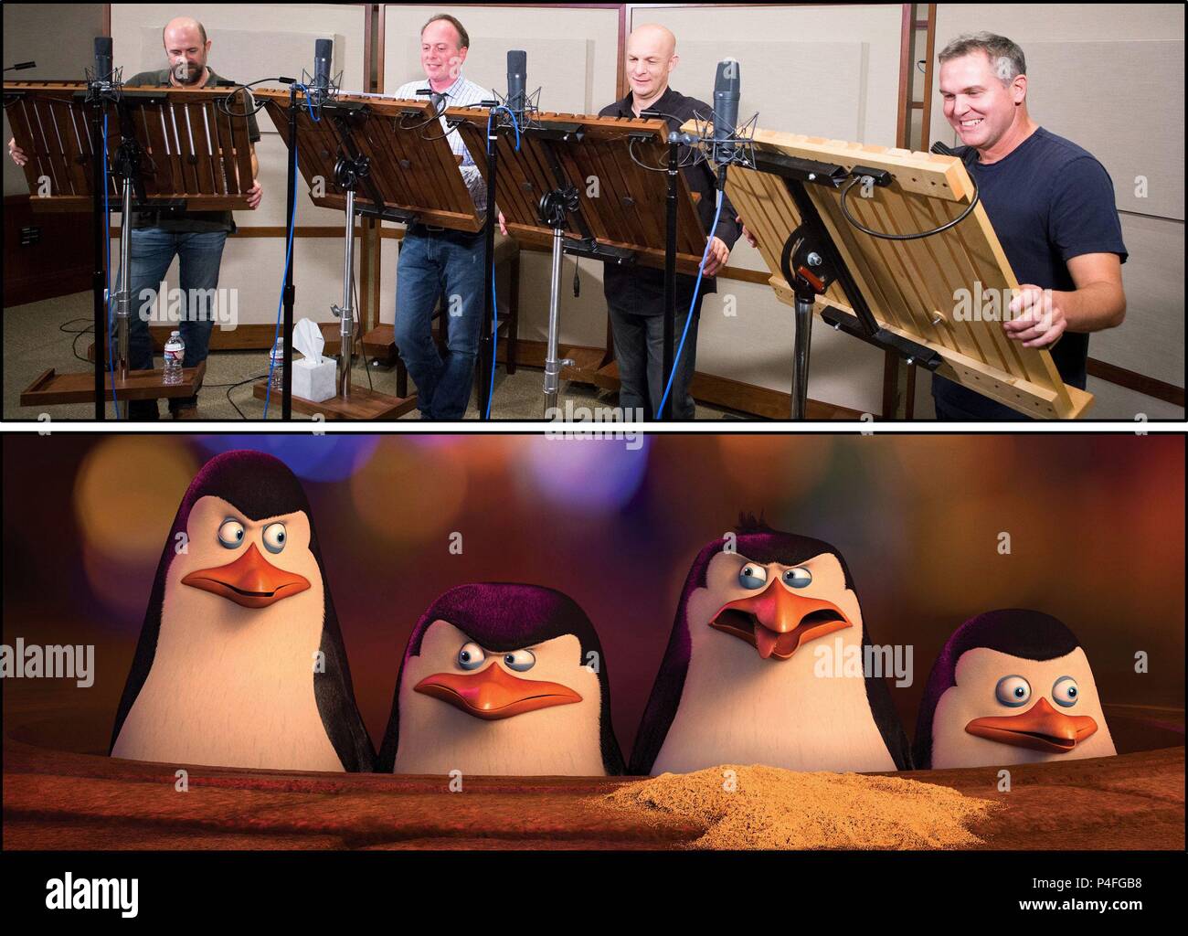 Original Film Titel: pinguine von Madagaskar. Englischer Titel: pinguine von Madagaskar. Regisseur: Eric DARNELL; SIMON J. SMITH. Jahr: 2014. Stars: CONRAD VERNON; Chris Miller; TOM MCGRANT; CHRISTOPHER RITTER. Quelle: DREAMWORKS ANIMATION/MURPHREE, Michael/Album Stockfoto