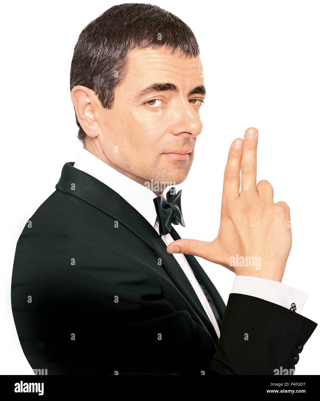 Original Film Titel: Johnny English. Englischer Titel: Johnny English. Regisseur: Peter Howitt. Jahr: 2003. Stars: Rowan Atkinson. Credit: ROGUE MALE FILME LTD. /Album Stockfoto
