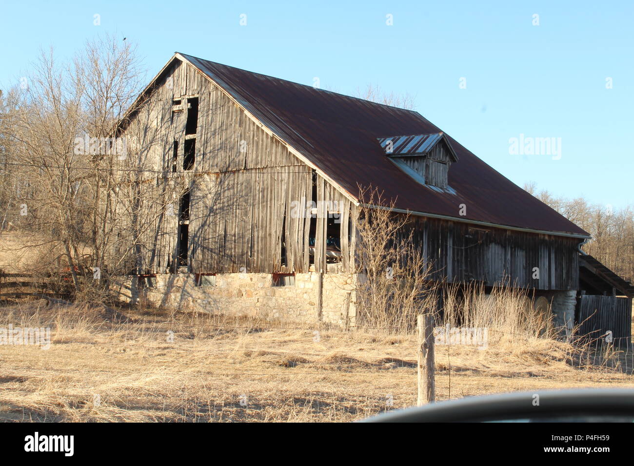 Land-Scheune Stockfoto