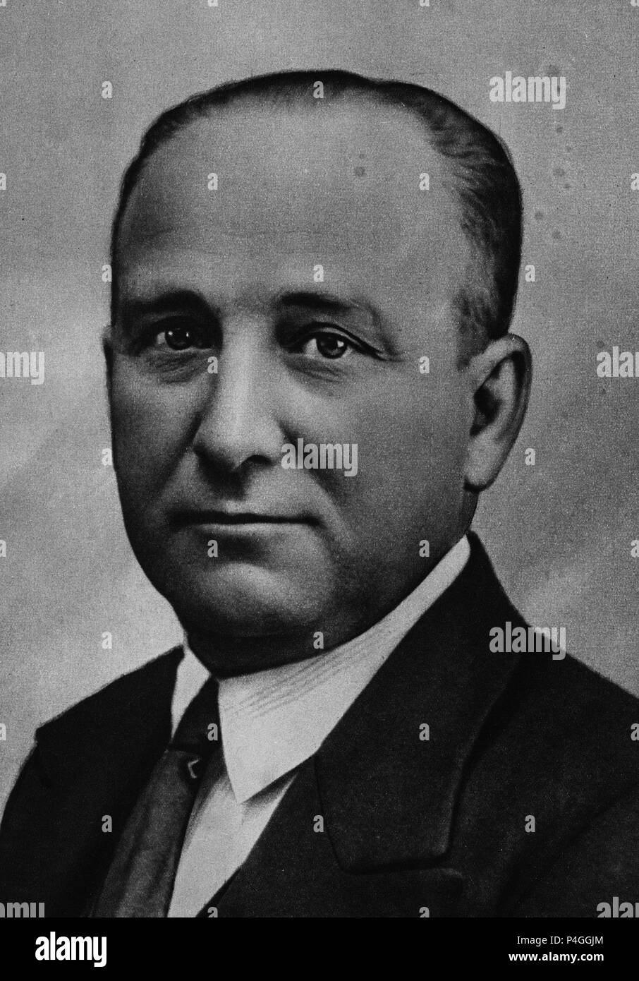 Francisco Largo Caballero (1869-1946), spanischer Politiker und Gewerkschafter. Lage: Fundación Pablo Iglesias, MADRID, SPANIEN. Stockfoto