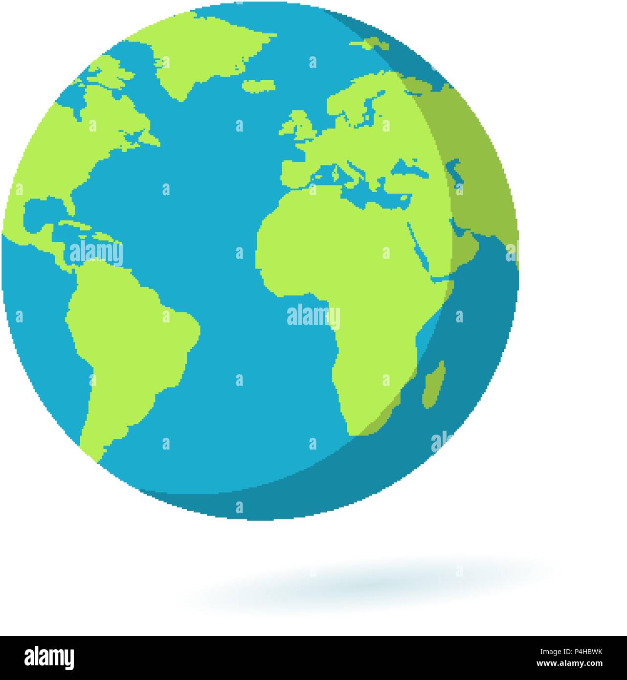 earth planet space flat icons earth planet space flat icons