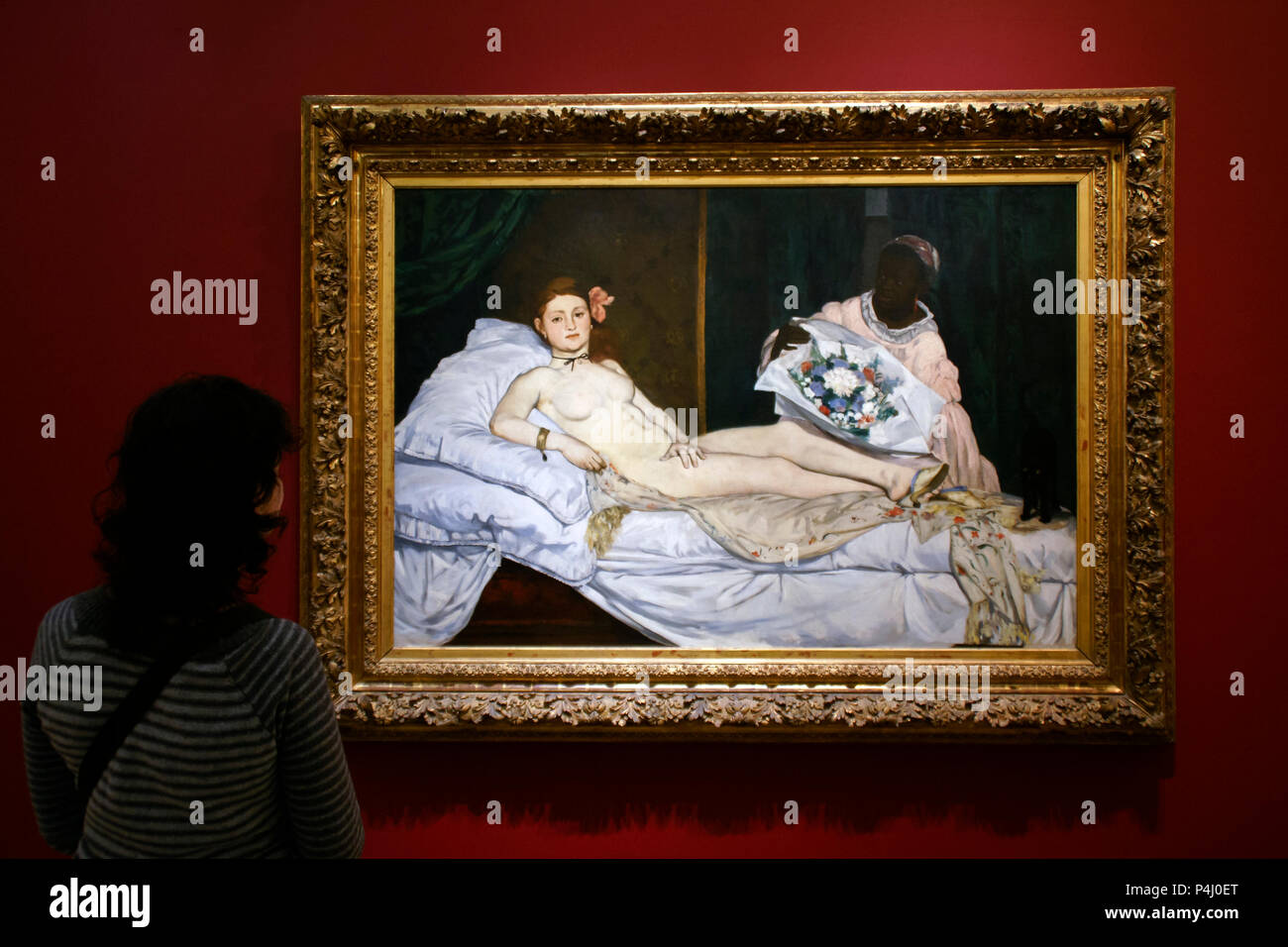 Olympia. Manet. Museum Orsay. París. Francia Stockfoto