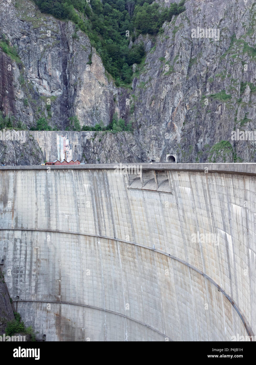 Vidraru Dam, Arges, Rumänien Stockfoto