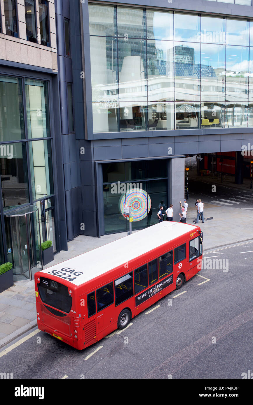 Die Rotunde in London Wall in London Stockfoto