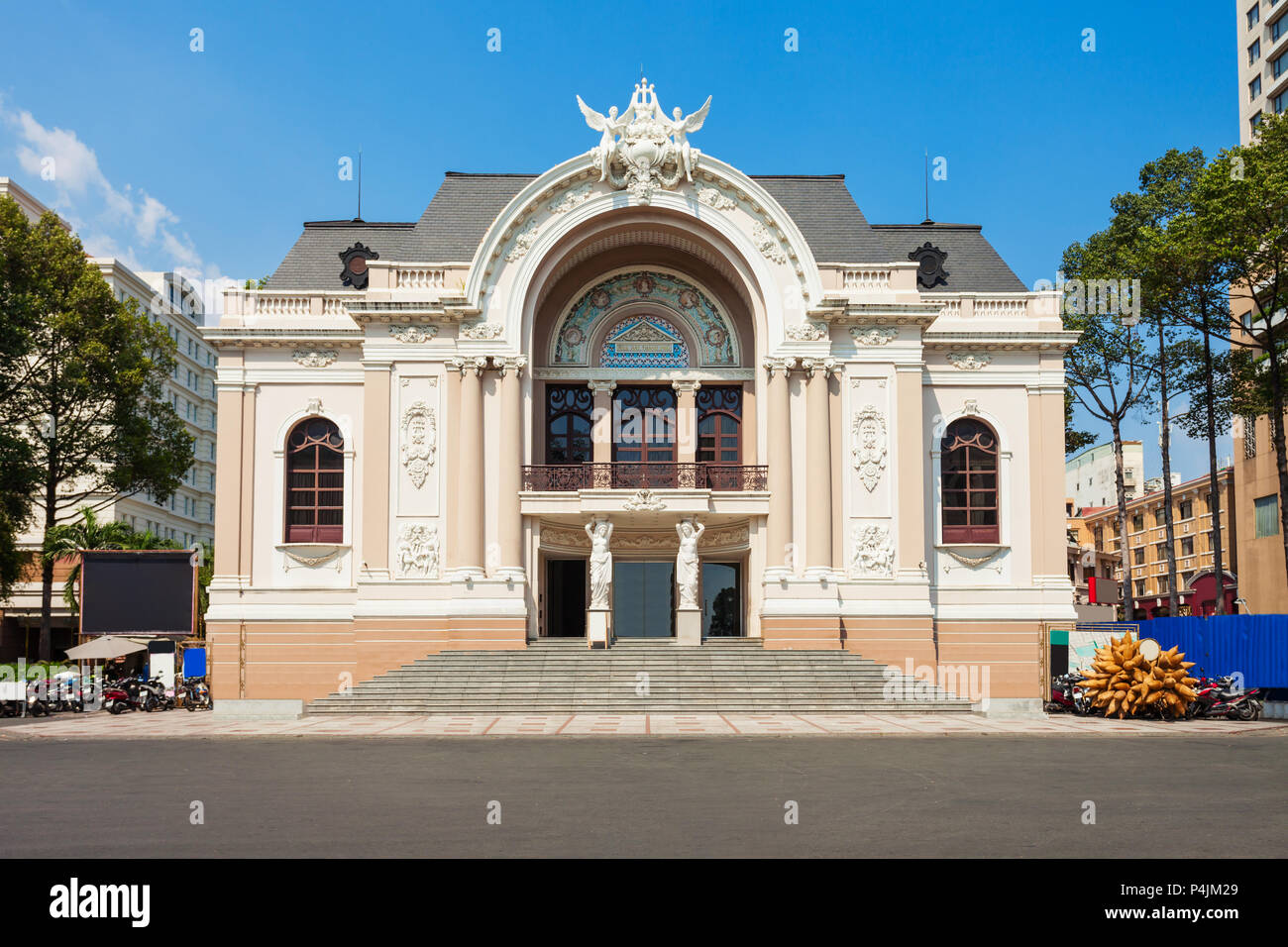 Das Stadttheater von Ho Chi Minh City oder Saigon Opernhaus ein Opernhaus in Ho Chi Minh City in Vietnam. Stockfoto