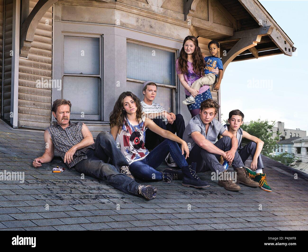 Beschreibung: Saison 4. Original Film Titel: SCHAMLOS. Englischer Titel: SCHAMLOS. Regisseur: MARK MYLOD. Jahr: 2011. Stars: William H. Macy; CAMERON MONAGHAN; EMMY ROSSUM; ETHAN CUTKOSKY; EMMA KENNEY; JEREMY ALLEN WEISS. Credit: SHOWTIME NETWORKS/Album Stockfoto