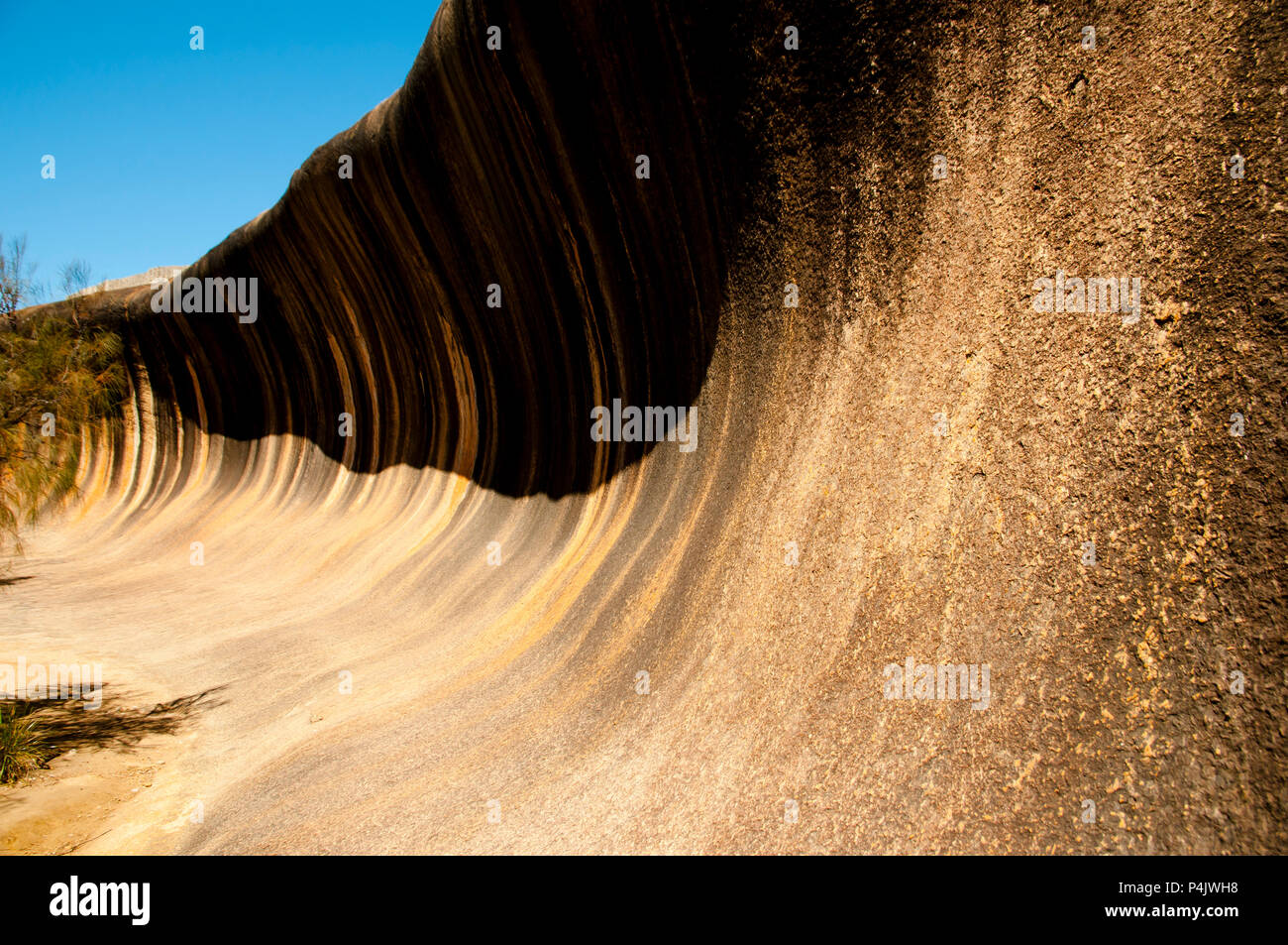 Wave Rock - Hyden - Australien Stockfoto