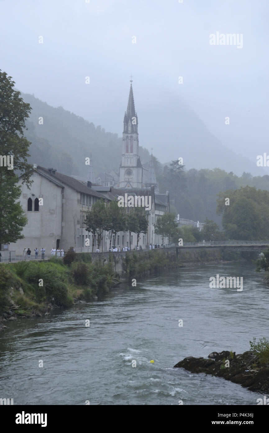 Lourdes, eine Reise in Frankreich Stockfoto