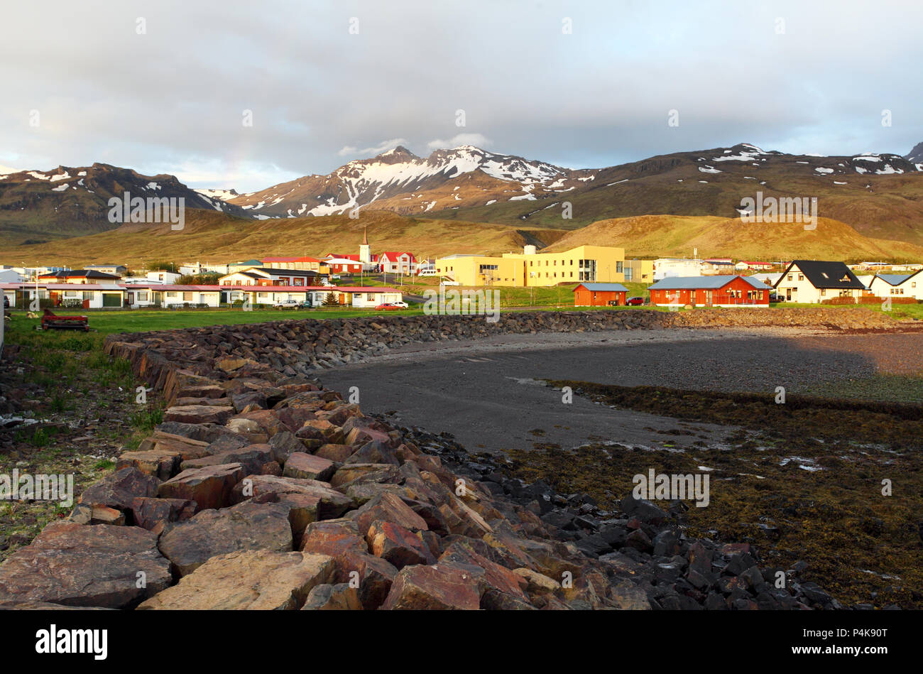 Schön mountain Island Land Stockfoto