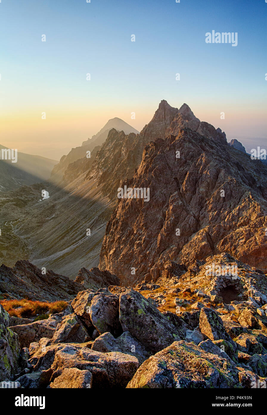 Peak im Rocky Mountain - Tatra Stockfoto