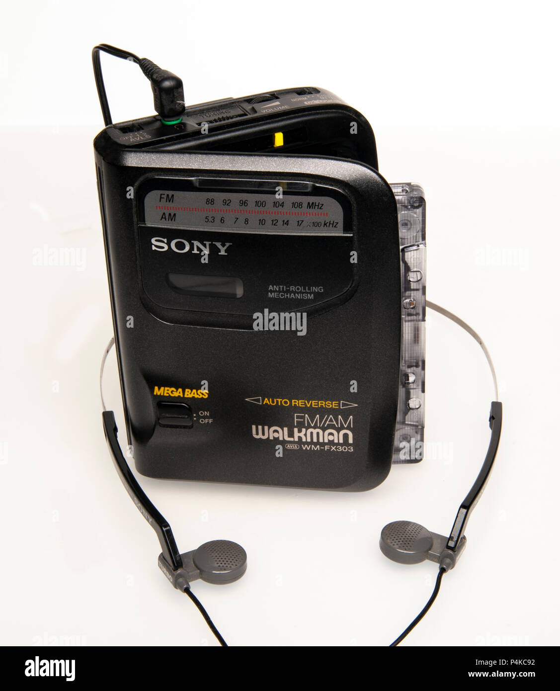 Sony Kassette AM-FM Radio WALKMAN® Stockfoto