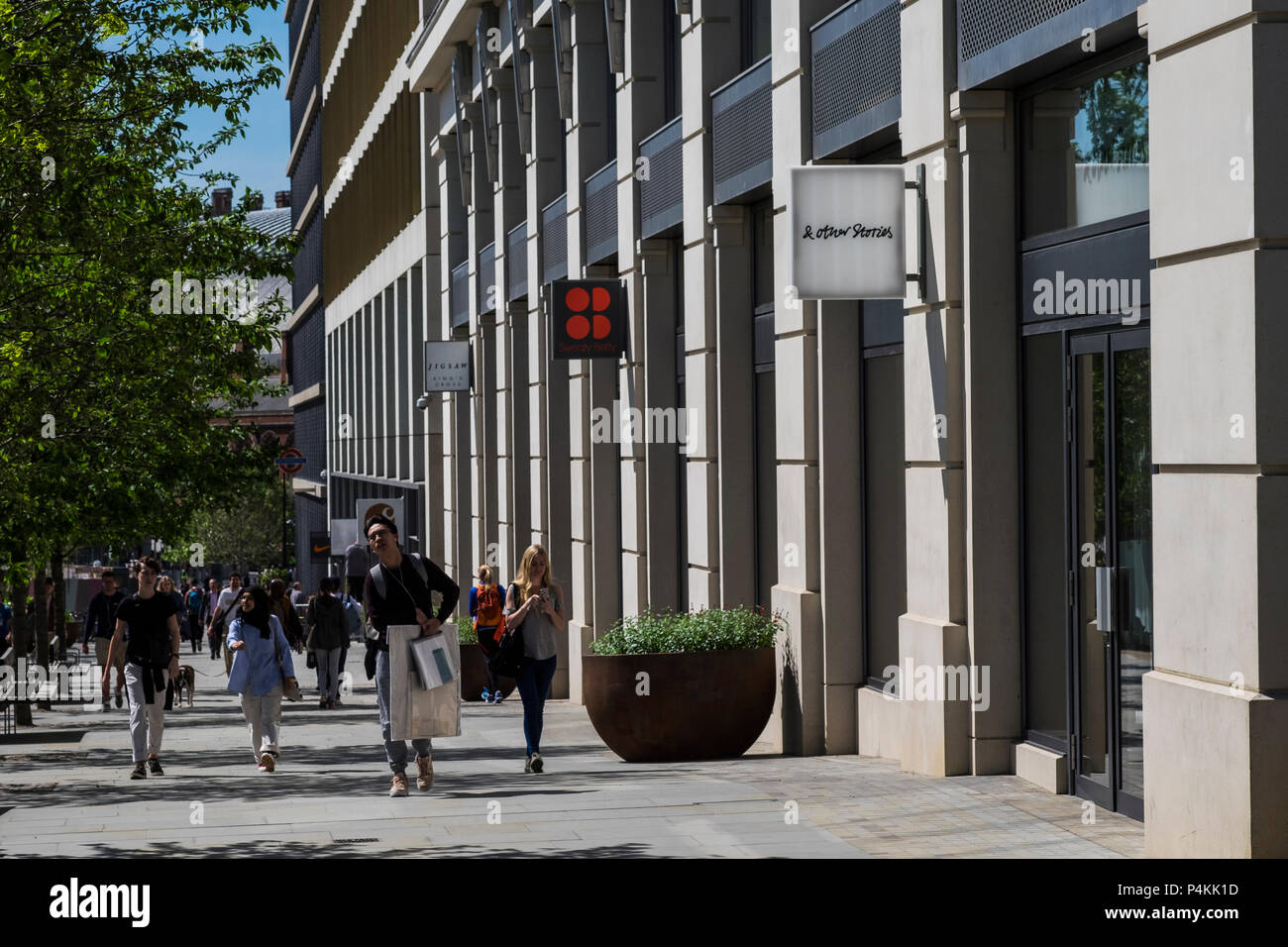 King's Boulevard, Pancras, London, England, Großbritannien Stockfoto