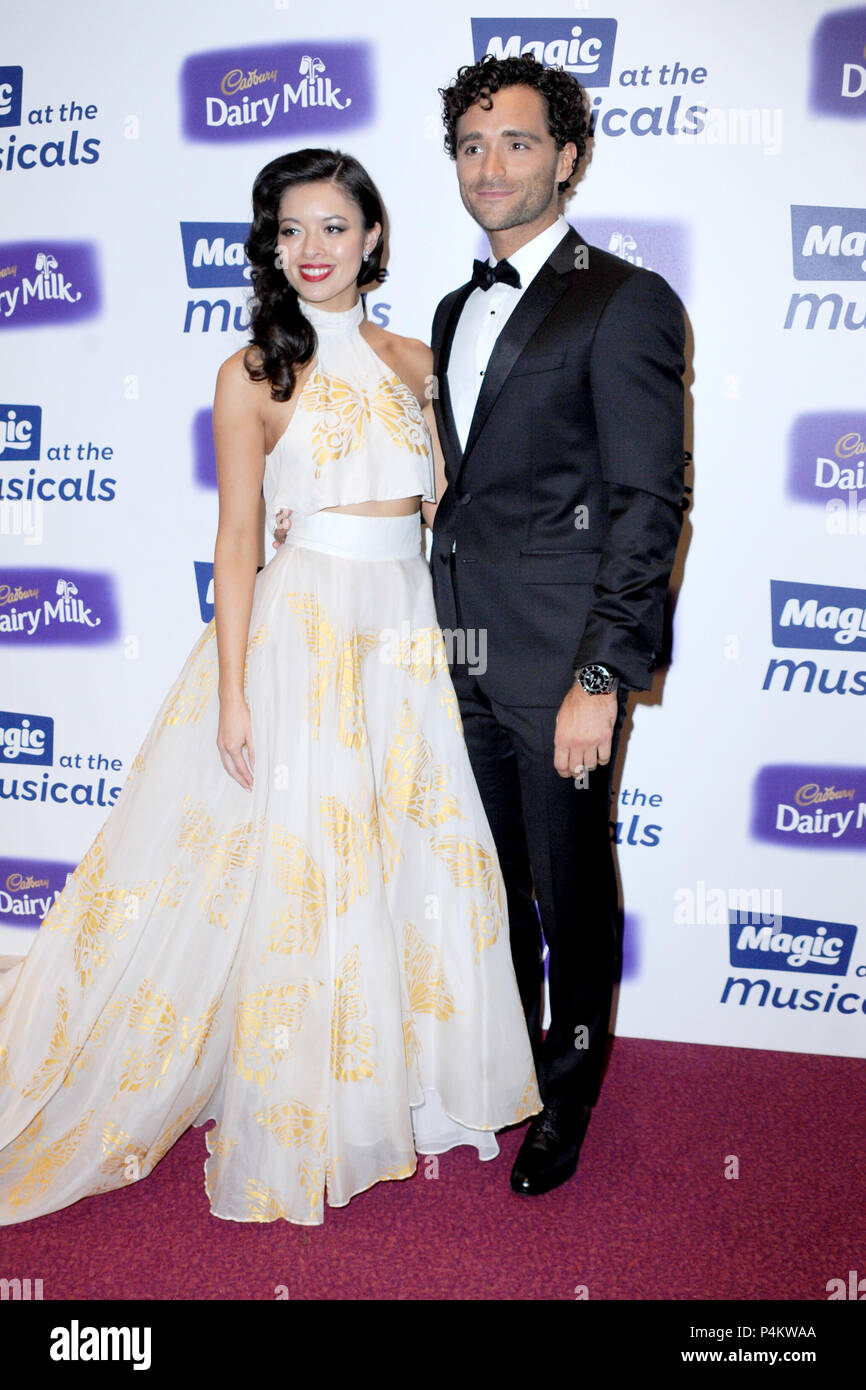 'Magic an der Musicals', mit Cadbury Dairy Milk, in der Royal Albert Hall, London. Mit: Lauren Chia, Matthew Croke Wo: London, Großbritannien Wann: 21. Mai 2018 Credit: WENN.com Stockfoto
