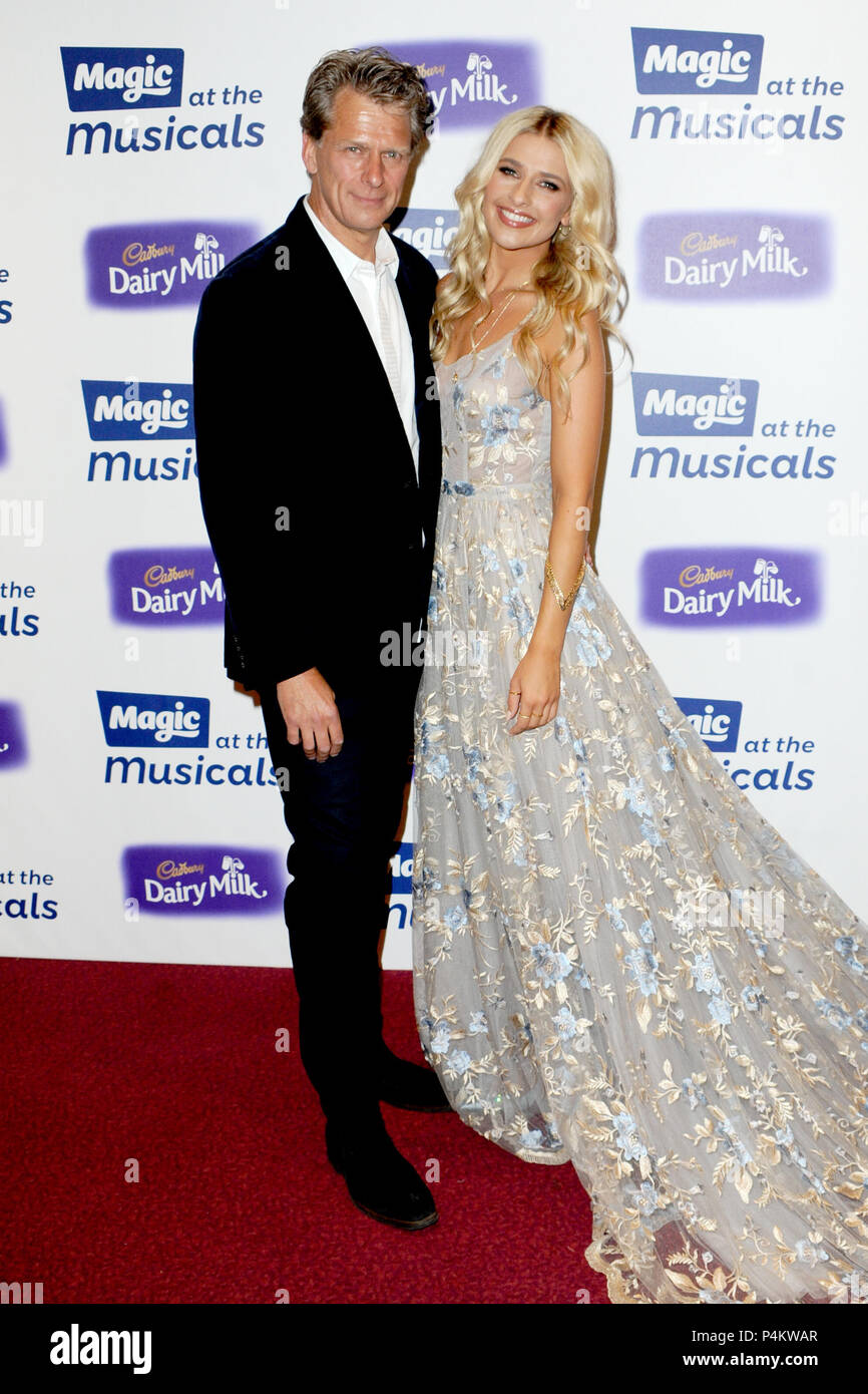 'Magic an der Musicals', mit Cadbury Dairy Milk, in der Royal Albert Hall, London. Mit: Andrew Schloss, Georgina Schloss, Wo: London, Vereinigtes Königreich, wenn: 21. Mai 2018 Credit: WENN.com Stockfoto