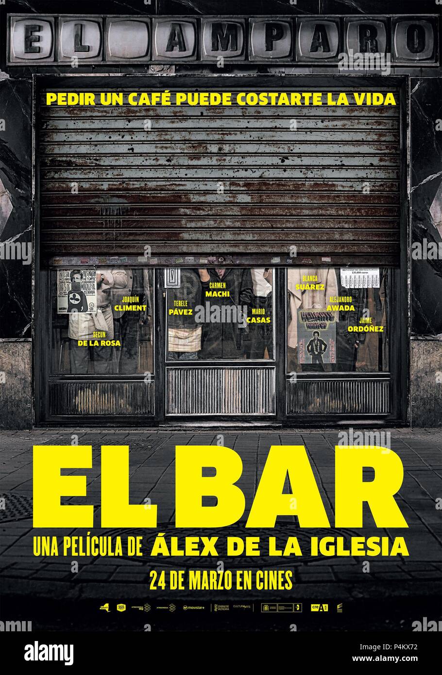 Original Film Titel: EL BAR. Englischer Titel: EL BAR. Regisseur: ALEX DE LA IGLESIA. Jahr: 2017. Quelle: EL BAR PROD/ATRESMEDIA CINE-/NADIE ES PERFECTO/POKEEPSIE FILM/Album Stockfoto