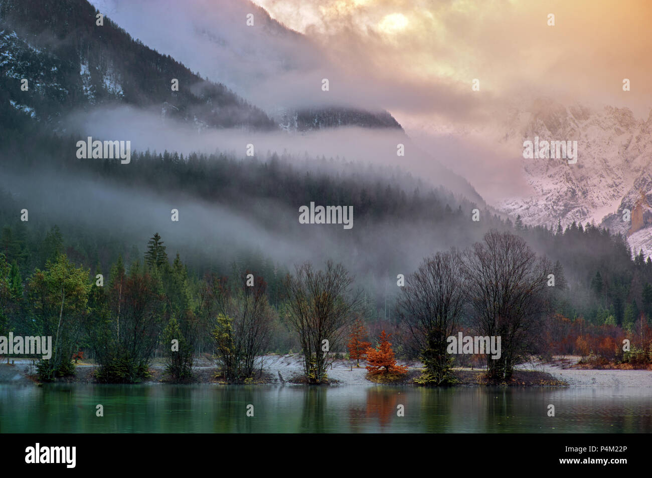 Dramatische Herbst Landschaft Stockfoto