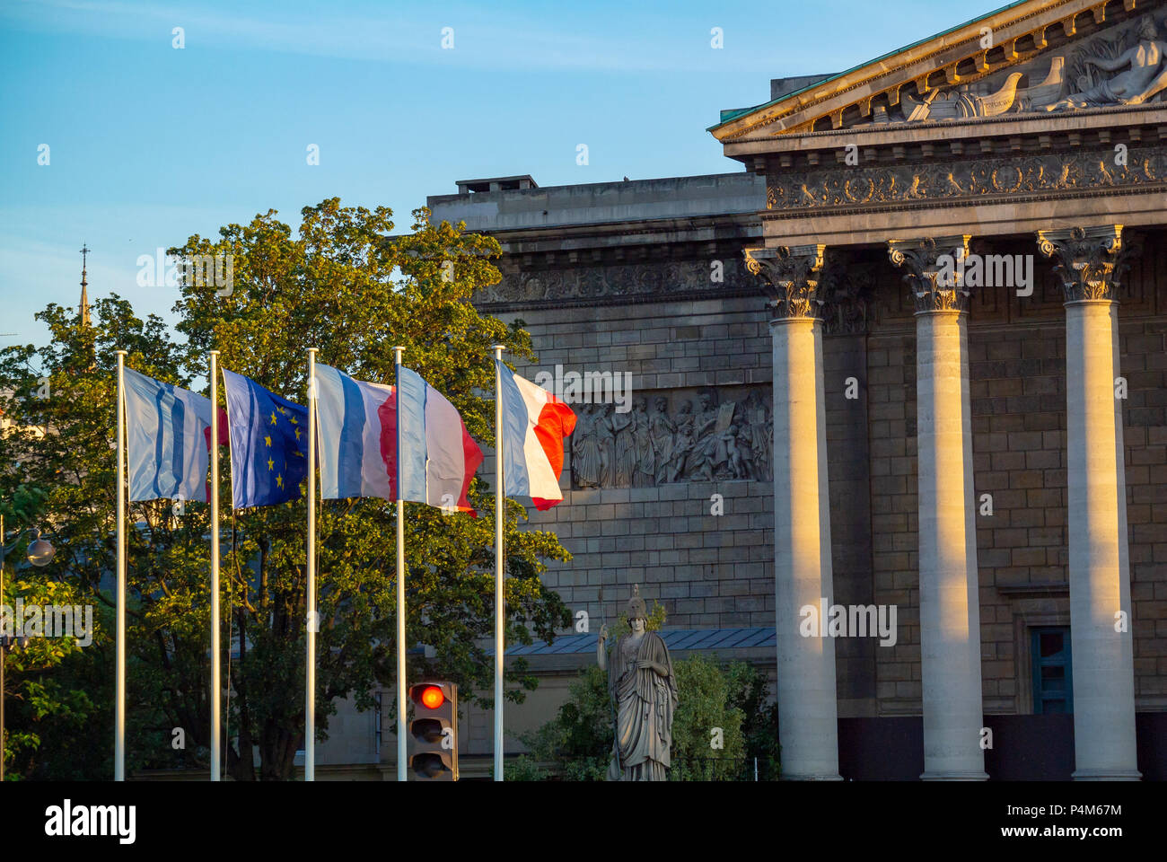 Der französischen Nationalversammlung, Assemblée Nationale, Palais Bourbon, Paris, IDF, Frankreich Stockfoto