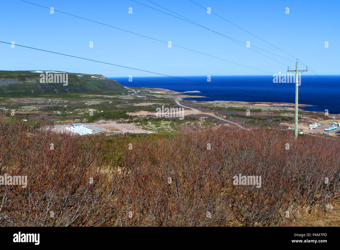 Labrador an der Küste entlang fahren, 510 N, Neufundland, Labrador, Kanada Stockfoto