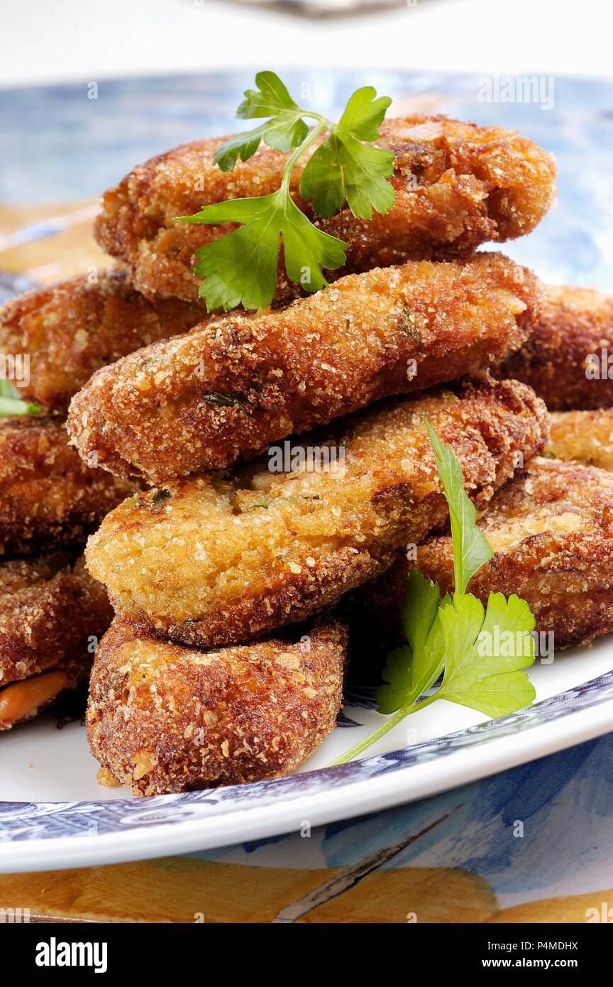 Aubergine Krapfen Stockfoto