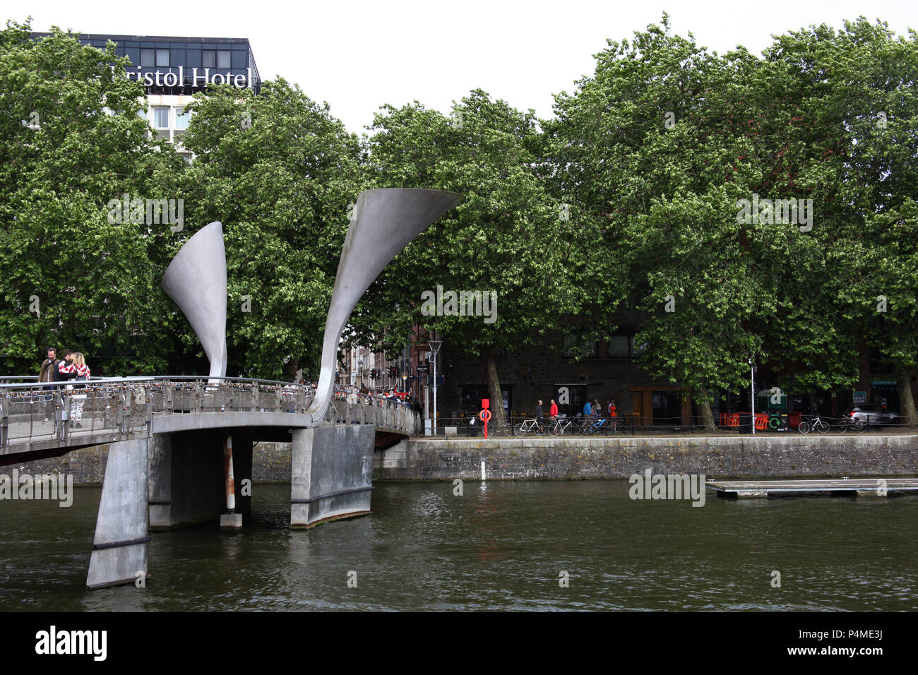 Pero's Bridge, Harbourside, Bristol, England. Stockfoto