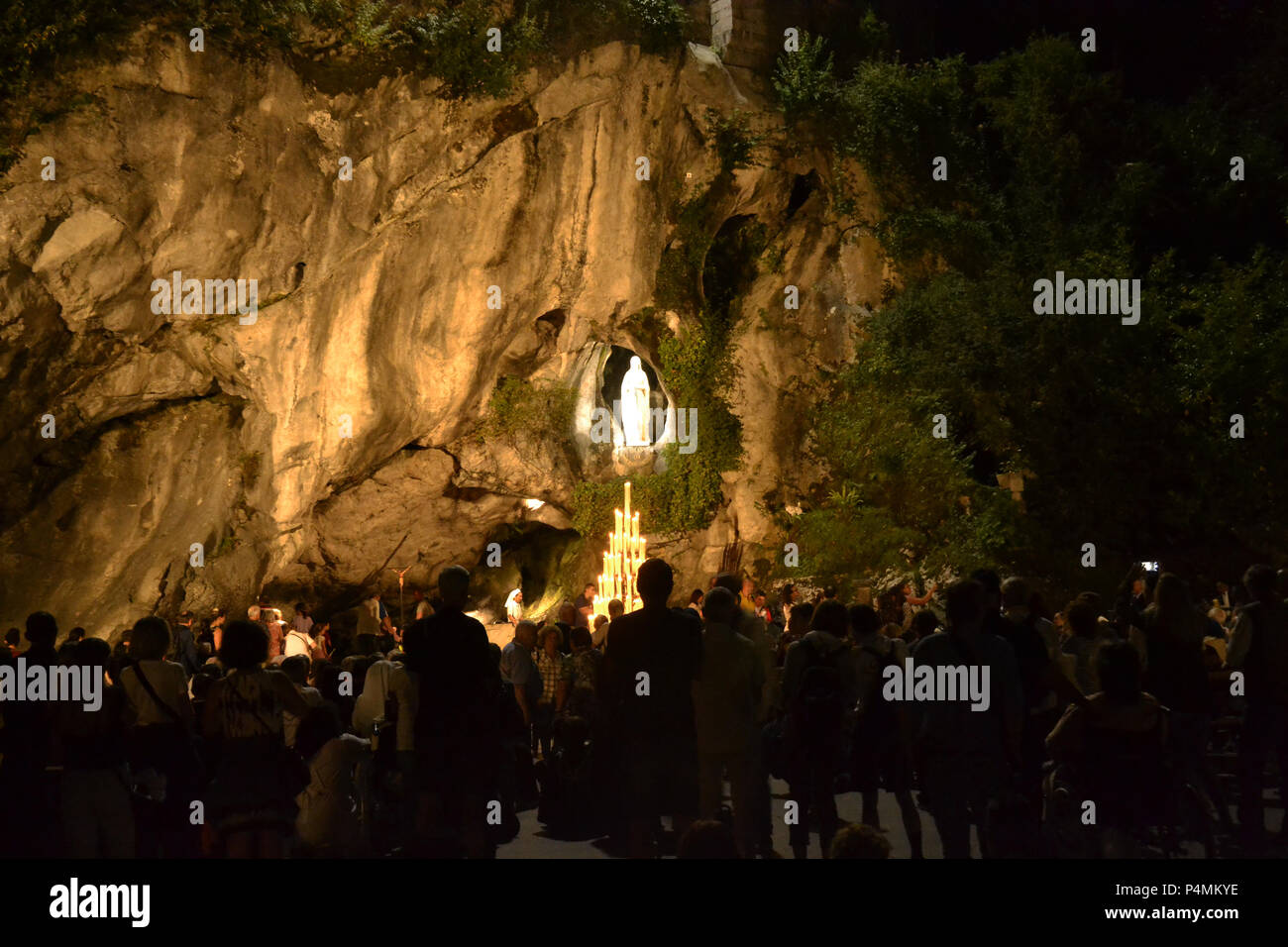 Lourdes, eine Reise in Frankreich Stockfoto