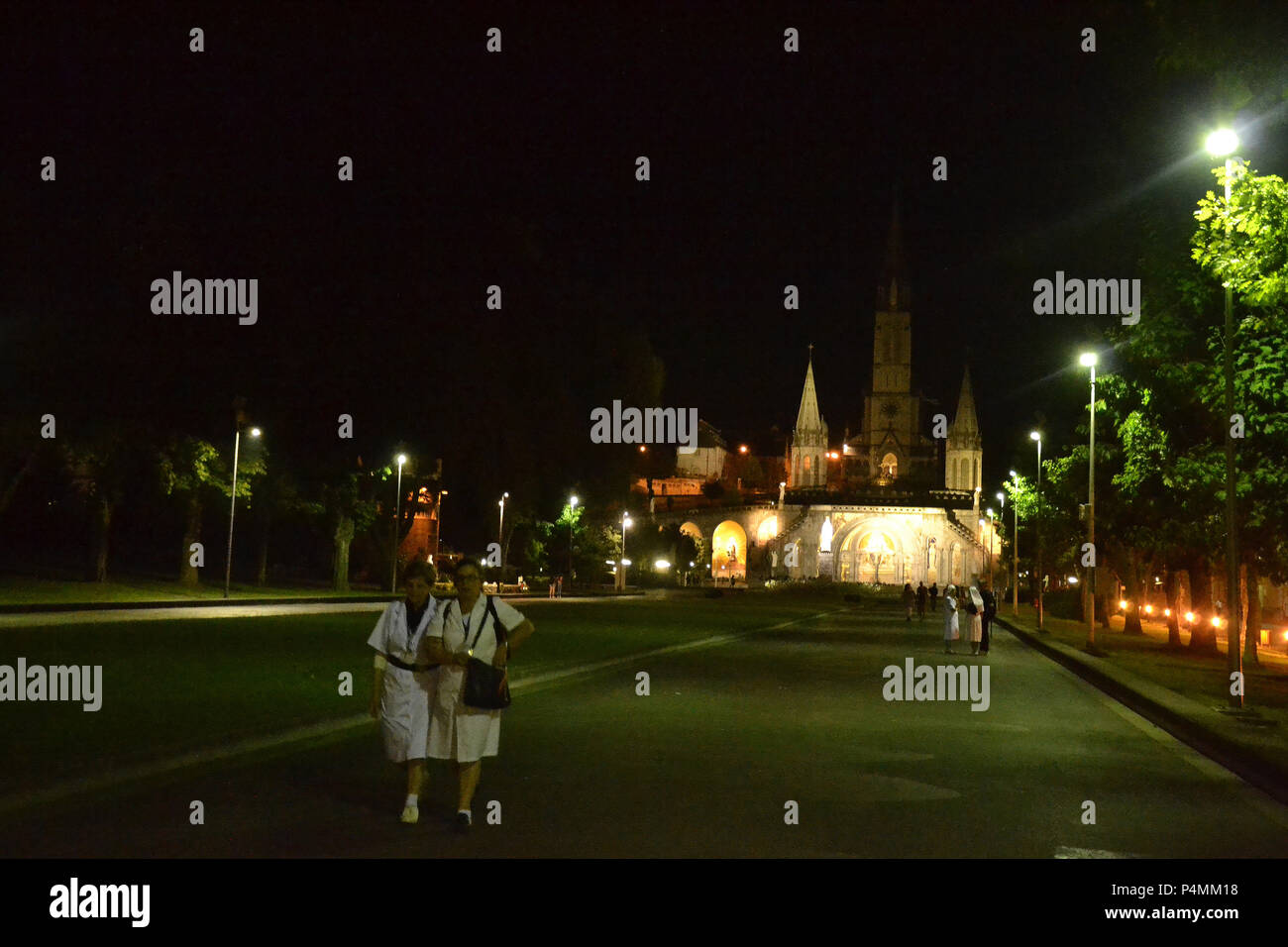 Lourdes, eine Reise in Frankreich Stockfoto